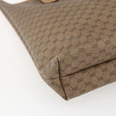 GUCCI Micro GG Supreme Web Sherry Line Tote Bag PVC Beige Gold Red Auth ep13035-14