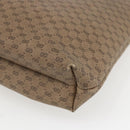 GUCCI Micro GG Supreme Web Sherry Line Tote Bag PVC Beige Gold Red Auth ep13035-15