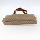 GUCCI Micro GG Supreme Web Sherry Line Tote Bag PVC Beige Gold Red Auth ep13035-5