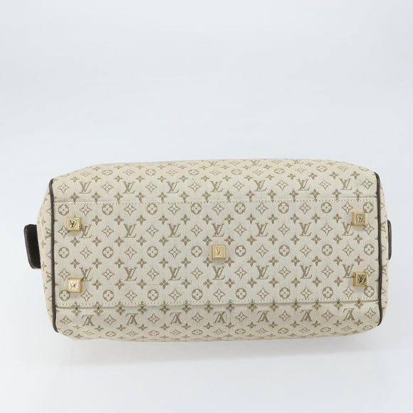 LOUIS VUITTON Monogram Mini Josephine GM Hand Bag Khaki M92310 LV Auth ep13036