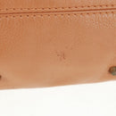 Chloe Paddington Hand Bag Leather Brown Gold Silver Auth ep13039SAV-10