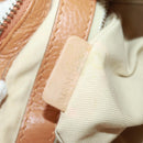 Chloe Paddington Hand Bag Leather Brown Gold Silver Auth ep13039SAV-26