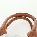 Chloe Paddington Hand Bag Leather Brown Gold Silver Auth ep13039SAV-8