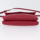 LOUIS VUITTON Monogram Empreinte Twice Shoulder Bag Cerise M50259 Auth ep13040-10