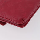 LOUIS VUITTON Monogram Empreinte Twice Shoulder Bag Cerise M50259 Auth ep13040-13