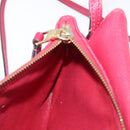 LOUIS VUITTON Monogram Empreinte Twice Shoulder Bag Cerise M50259 Auth ep13040-20