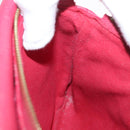 LOUIS VUITTON Monogram Empreinte Twice Shoulder Bag Cerise M50259 Auth ep13040-21