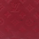 LOUIS VUITTON Monogram Empreinte Twice Shoulder Bag Cerise M50259 Auth ep13040-4