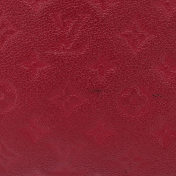 LOUIS VUITTON Monogram Empreinte Twice Shoulder Bag Cerise M50259 Auth ep13040