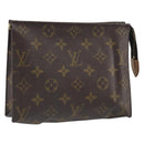 LOUIS VUITTON Monogram Poche Toilette 19 Pouch M47544 LV Auth ep13042-1