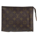 LOUIS VUITTON Monogram Poche Toilette 19 Pouch M47544 LV Auth ep13042-2