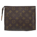 LOUIS VUITTON Monogram Poche Toilette 19 Pouch M47544 LV Auth ep13042-3