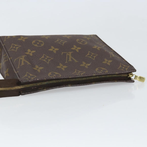 LOUIS VUITTON Monogram Poche Toilette 19 Pouch M47544 LV Auth ep13042