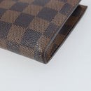 LOUIS VUITTON Damier Ebene Marais Pouch LV Auth ep13046-15