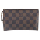 LOUIS VUITTON Damier Ebene Marais Pouch LV Auth ep13046-2