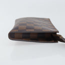LOUIS VUITTON Damier Ebene Marais Pouch LV Auth ep13046-3