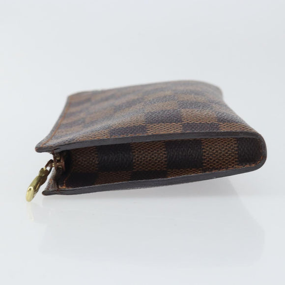 LOUIS VUITTON Damier Ebene Marais Pouch LV Auth ep13046