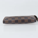 LOUIS VUITTON Damier Ebene Marais Pouch LV Auth ep13046-6