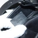 GUCCI GG Canvas Shoulder Bag Black Silver 110292 Auth ep13049-12