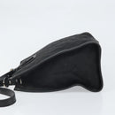 GUCCI GG Canvas Shoulder Bag Black Silver 110292 Auth ep13049-4