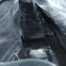 GUCCI Bamboo Shoulder Bag Leather 2way Black Gold Auth ep13051-18