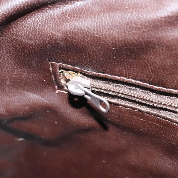 CELINE C Sulky Shoulder Bag Canvas Beige Gold Auth ep13052