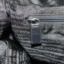 PRADA Boston Bag Nylon 2way Black Silver Auth ep13054-25