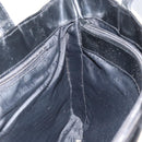 BURBERRY Nova Check Hand Bag PVC Leather Beige Auth ep13062-17