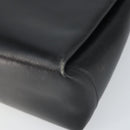 GUCCI Shoulder Bag Leather Black Gold Auth ep13065-15