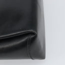 GUCCI Shoulder Bag Leather Black Gold Auth ep13065-16