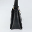 GUCCI Shoulder Bag Leather Black Gold Auth ep13065-3