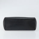 GUCCI Shoulder Bag Leather Black Gold Auth ep13065-5