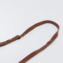 GUCCI Hand Bag Leather 2way Brown Gold 000 101 0274 Auth ep13069-15