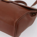 GUCCI Hand Bag Leather 2way Brown Gold 000 101 0274 Auth ep13069-16