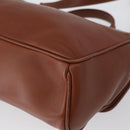 GUCCI Hand Bag Leather 2way Brown Gold 000 101 0274 Auth ep13069-18