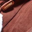 GUCCI Hand Bag Leather 2way Brown Gold 000 101 0274 Auth ep13069-11
