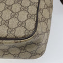 GUCCI GG Supreme Umhängetasche PVC Beige Gold 201448 Auth ep13070-12