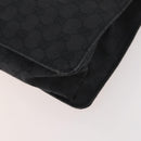 GUCCI GG Canvas Shoulder Bag Black Silver 120841 Auth ep13072-15