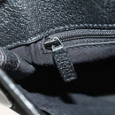 GUCCI GG Canvas Shoulder Bag Black Silver 120841 Auth ep13072-20