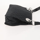 GUCCI GG Canvas Shoulder Bag Black Silver 120841 Auth ep13072-3