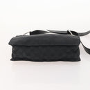 GUCCI GG Canvas Shoulder Bag Black Silver 120841 Auth ep13072-5