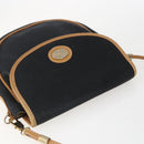 GUCCI Shoulder Bag Leather Black Gold Auth ep13083-6