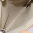 CELINE Macadam Canvas Hand Bag PVC Leather Brown Gold Auth ep13084-11