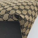 GUCCI GG Canvas Draagtas Goud Navy 002 1099 2404 Auth ep13085-15