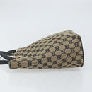 GUCCI GG Canvas Draagtas Goud Navy 002 1099 2404 Auth ep13085-4