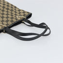 GUCCI GG Canvas Draagtas Goud Navy 002 1099 2404 Auth ep13085-7