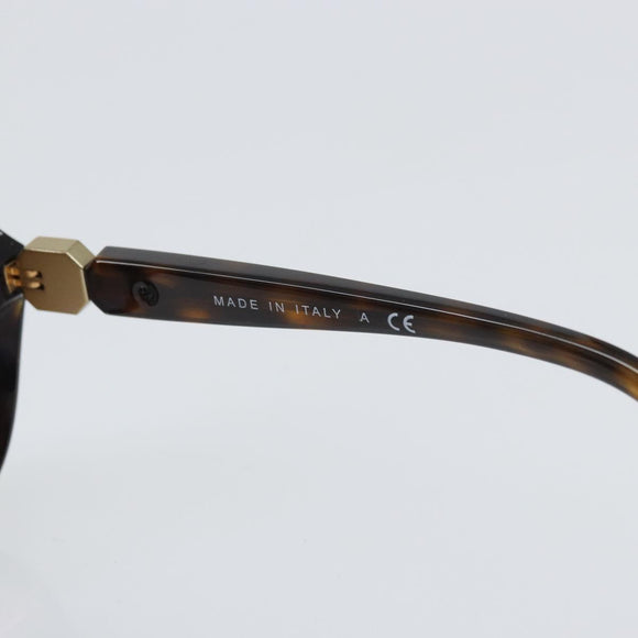 CHANEL COCO Mark Sunglasses plastic Brown CC Auth ep13086