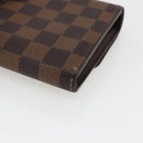 LOUIS VUITTON Damier Ebene Portefeuille Sistina Lange Portemonnee N61747 Auth ep13090-15