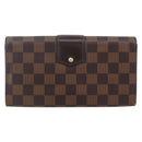 LOUIS VUITTON Damier Ebene Portefeuille Sistina Long Wallet N61747 Auth ep13090-3