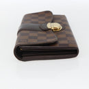 LOUIS VUITTON Damier Ebene Portefeuille Sistina Lange Portemonnee N61747 Auth ep13090-3